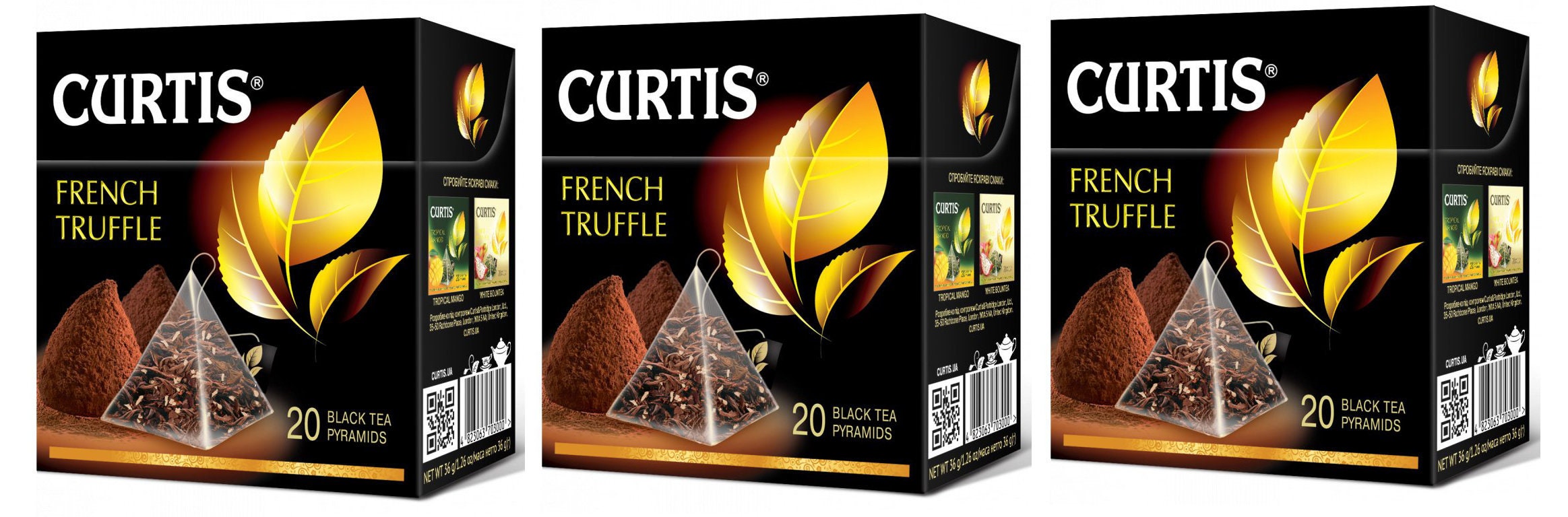 Curtis Tea FRENCH TRUFFLE 3 Pack 20 bags 3 boxes Imported | Etsy