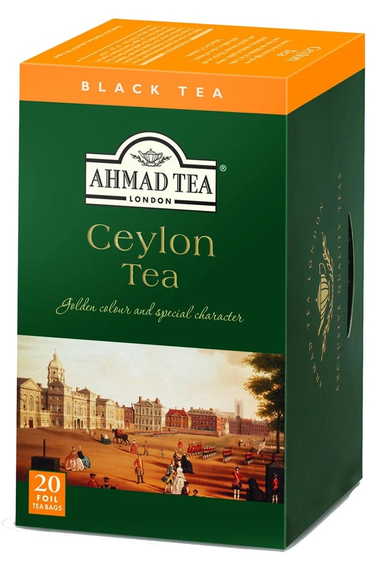 Ahmad Black Tea CEYLON 20 Tea Bags Gourmet Tea Import Etsy