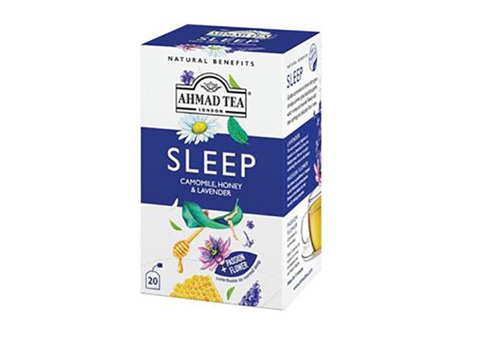 Ahmad Tea SLEEP Camomile Honey Lavender Passion Flower 20 Tea Etsy