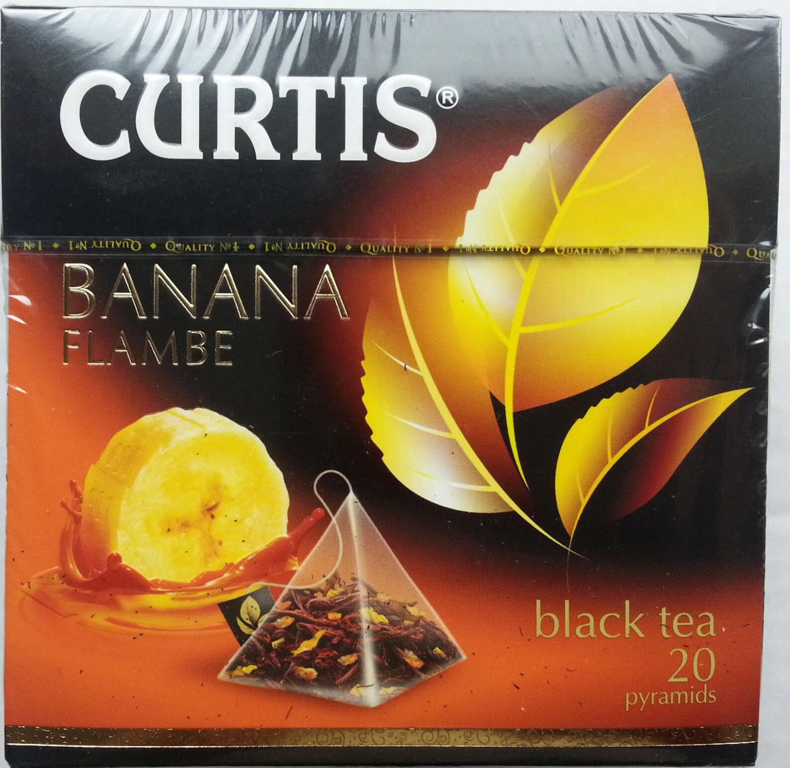 Curtis Tea BANANA FLAMBE 3 Pack 20 bags 3 boxes Imported Etsy