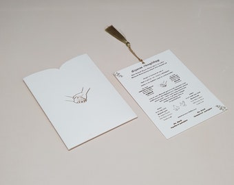 Ivory Unique Personalizable Pocket Wedding Invitation Suite