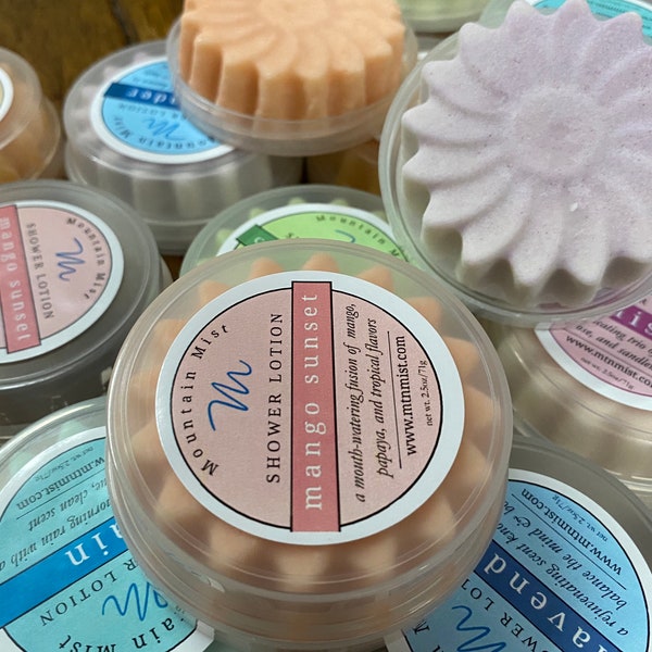 In Shower Lotion Bar Etsy
