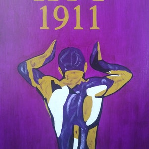 Omega Psi Phi Canvas Painting