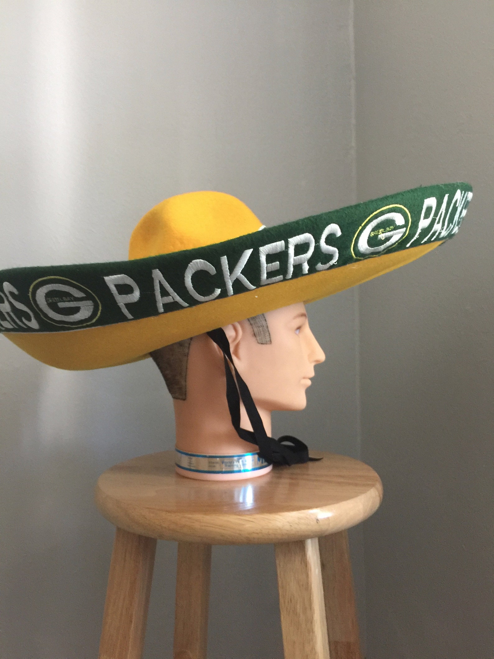 Green Bay Packers Custom Made Mexican Sombrero Mariachi Hat | Etsy