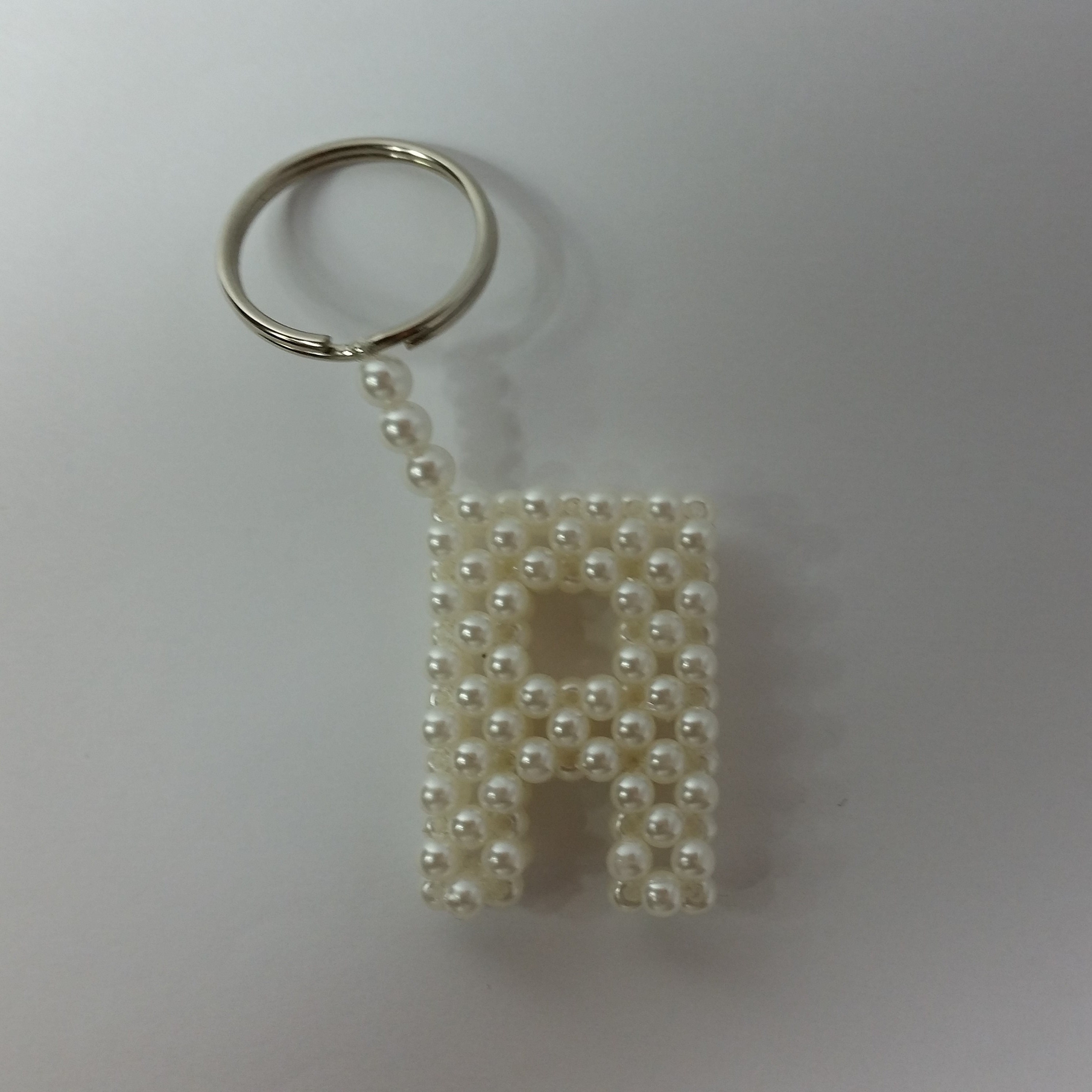 Beaded Woven Alphabet Keychain (A-F, H-J, L) - Etsy