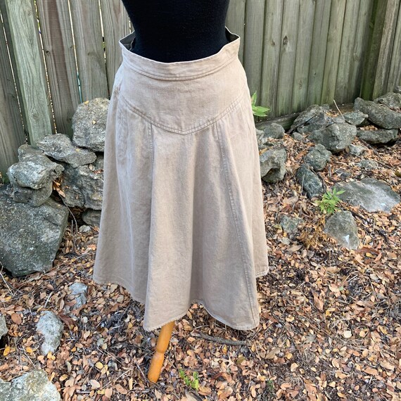 western midi skirt
