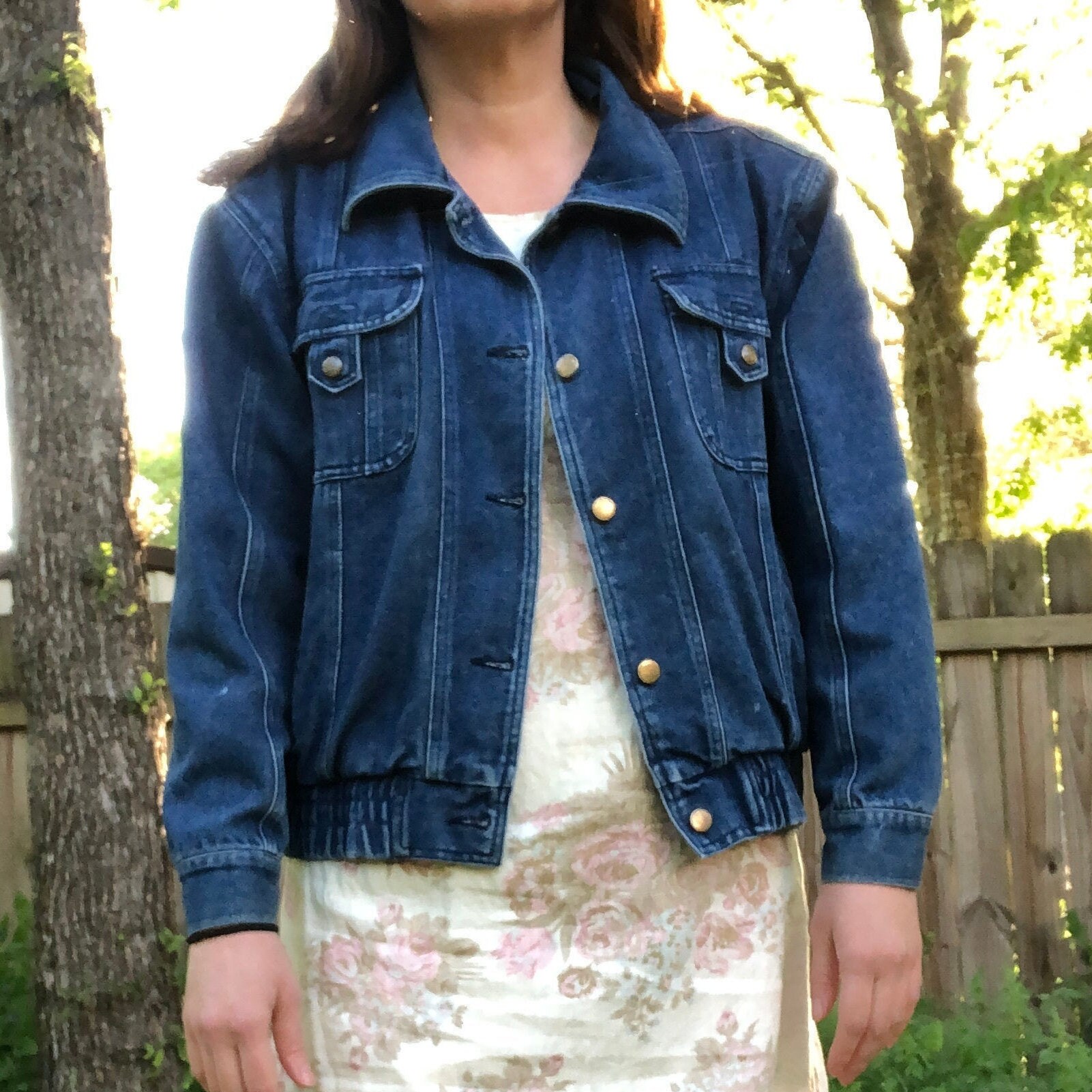 1980s jean jacket