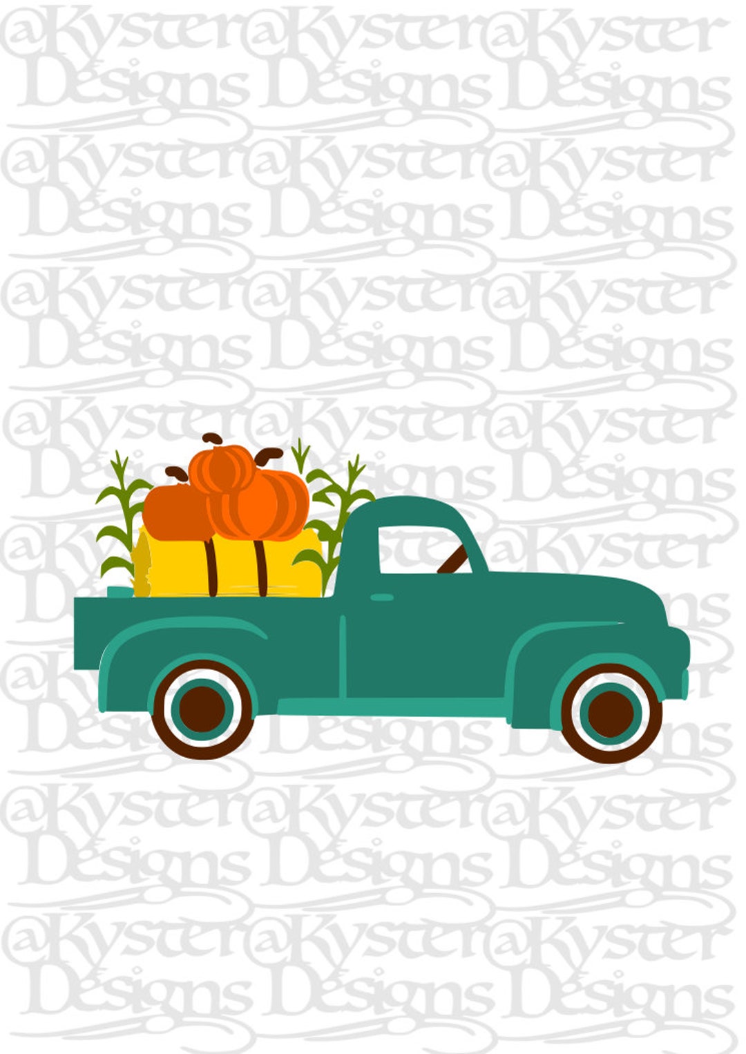 Fall Truck Svg - Etsy