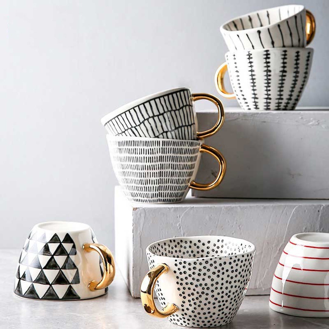 Hand Painted Ceramic Mugs - Etsy