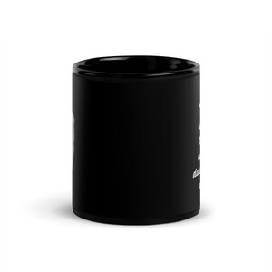 Einstein Black Glossy Mug