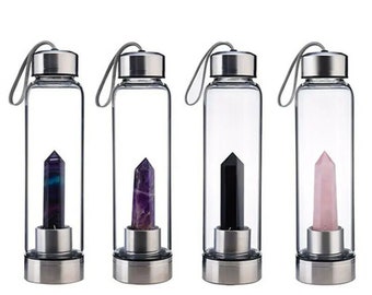 Natural Crystal Stone Water Bottle