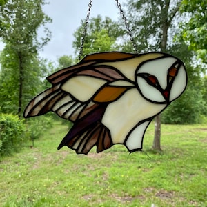 Stained glass Owl