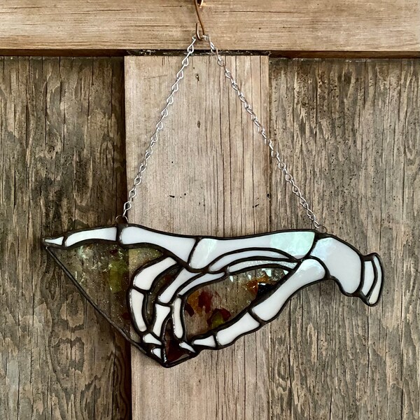 Stained Glass Hand Etsy