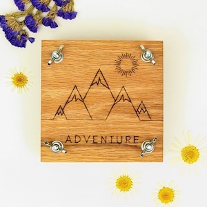 Custom Mini Flower Press | Portable Pocket Press Gift For Hiker | Christmas Gift For Nature Lover
