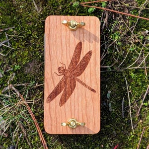 Mini Flower Press | Small Portable Pocket Press | Gift For Plant Lover | Clover Press | Entomology Gifts | Dragonfly Gift | 2" x 4"