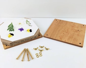 Hardwood Flower Press | Flower Press Kit | Summer Wedding Gift | Preserving Flowers From Wedding Day | Foliage Press