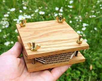 Mini Flower Press | Portable Flower Press | Christmas Gift For Nature Lover | Preserving Flowers From Garden | Flower Press For Traveler