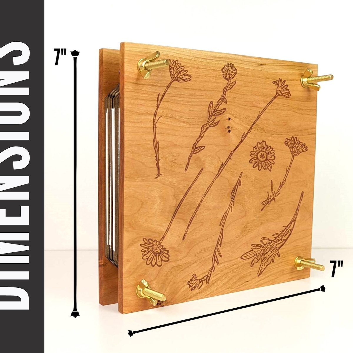 Hardwood Flower Press | Flower Press Kit | Summer Wedding Gift | Preserving Flowers From Wedding Day | Foliage Press - Etsy