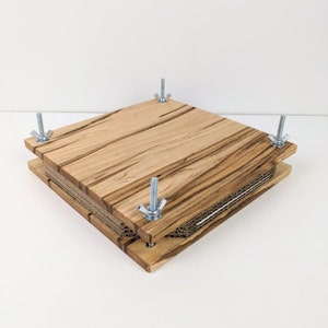 Flower Press | Flower Press Kit For Preserving Flowers From Garden | Summer Birthday Gift For Nature Lover | 7x7