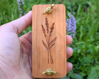 Mini Flower Press | Small Portable Pocket Press | Gift For Plant Lover | Clover Press | Flower Press Gift | Lavender Gift | 2" x 4"