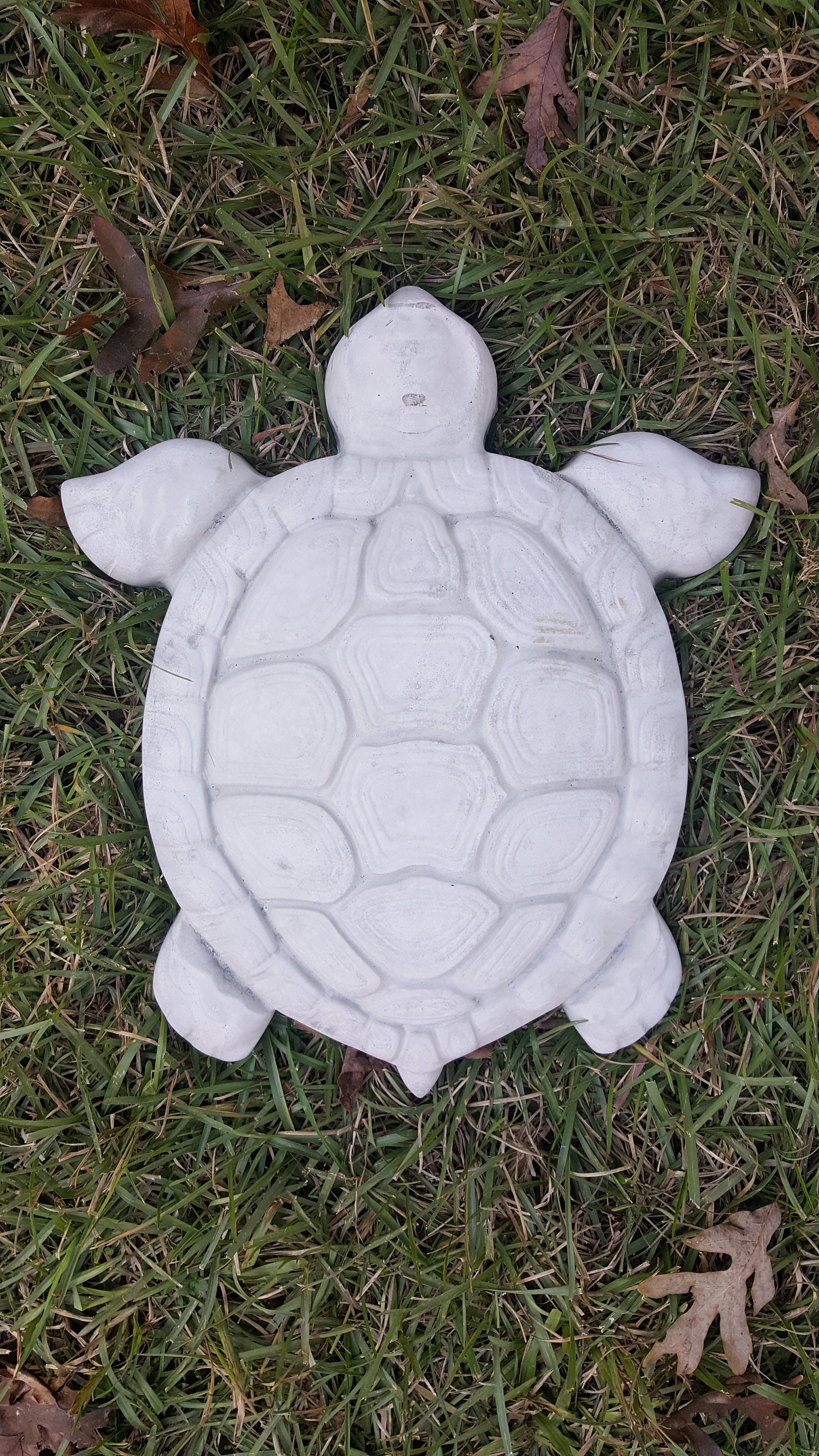 Large concrete turtle yard art statue stepping stone garden Etsy