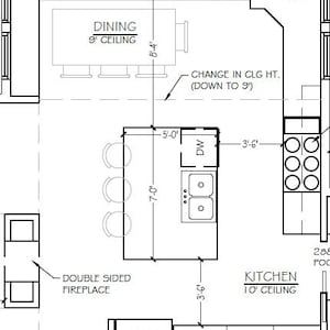 2D Floor Plan with Furniture Layout – Single Room Design - Black & White with Dimensions