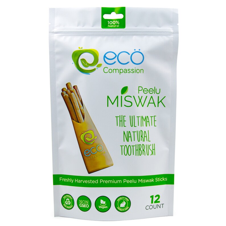 12 Miswak Chewing Sticks for Teeth 100 Herbal sewak Manual Etsy