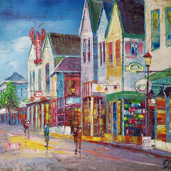 Bar Harbor, Maine, Main Street, JACK'S JEWELRY-KoKing FORT-z1160-Home Decor Holiday Artwork Texture Painting Dining Wall Art