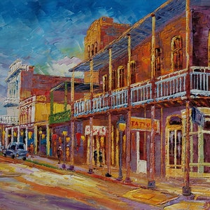 Historic Park, Old Sacramento, CA-KoKing FORT-z732-Home Decor Holiday Artwork Texture Painting Dining Wall Art