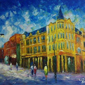 Pilsen Bezirk, nächste Charter, Chicago IL-KoKing Fort-K278-Home Decor Urlaub Kunstwerk Textur Malerei Essen Wandkunst