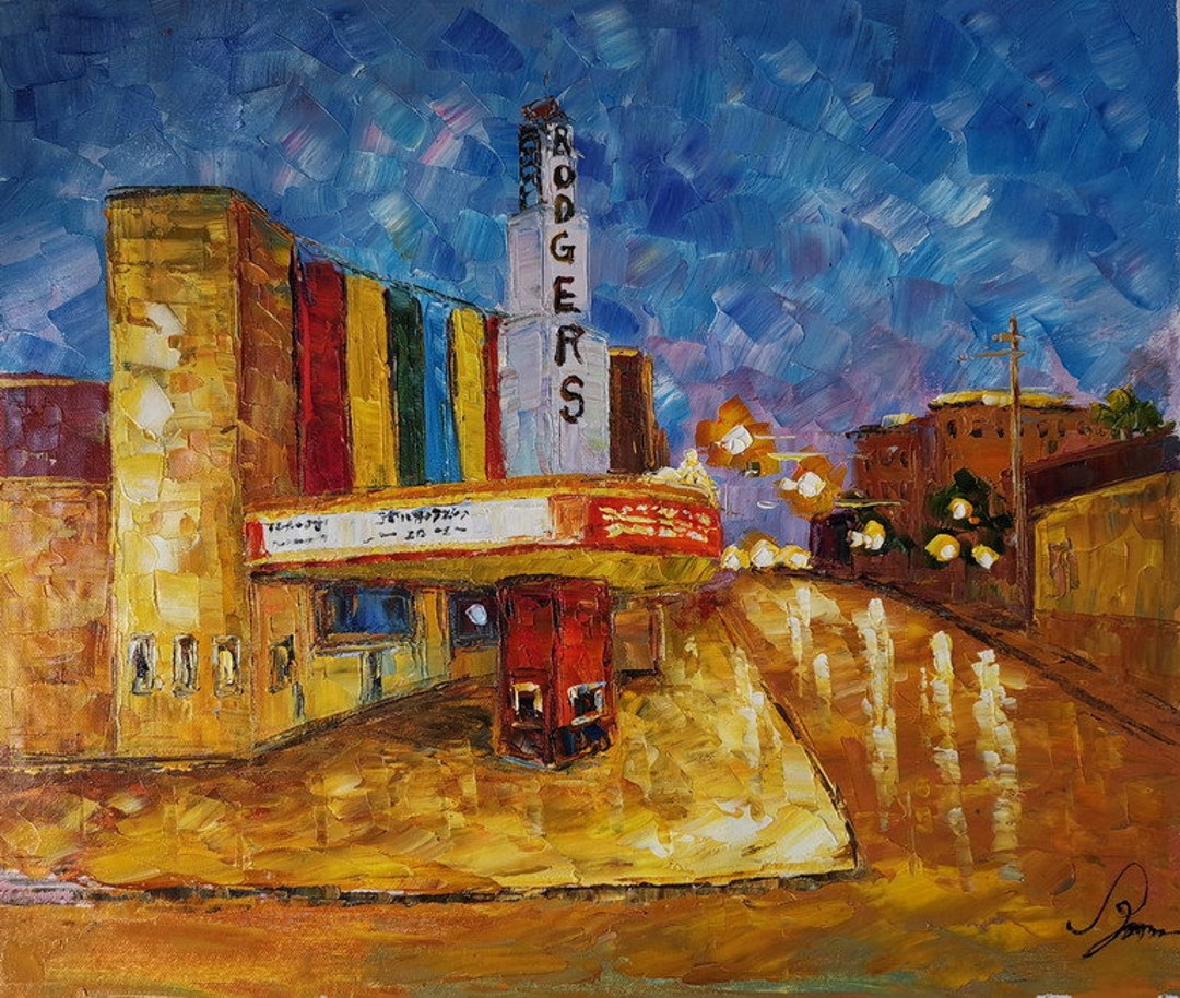 Rodgers Theatre, N. Broadway Street, Poplar Bluff, Mokoking Fortk1185