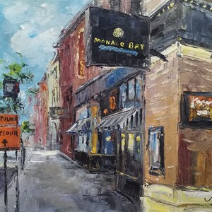 E Michigan Ave, Kalamazoo, MI-KoKing Fort-G173-Home Decor Holiday Artwork Texture Painting Dining Wall Art