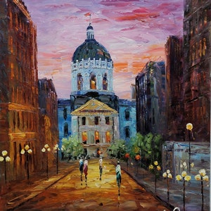 State Capitol Building at Dusk, Indianapolis, United States of America-KoKing Fort-K909