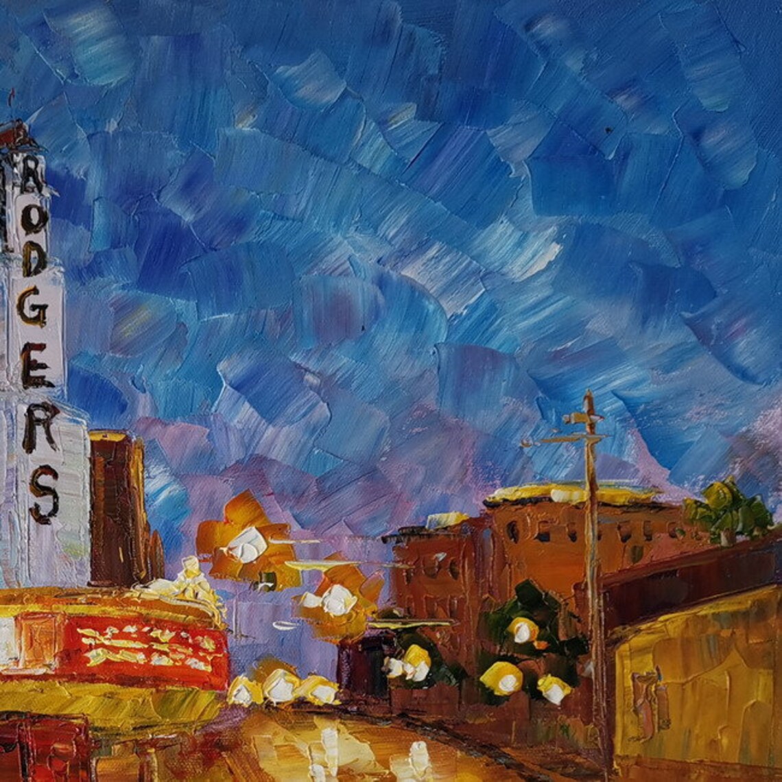 Rodgers Theatre N. Broadway Street Poplar Bluff Mokoking Etsy