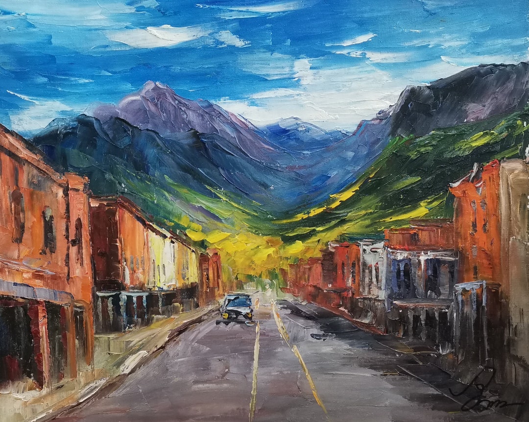 Main Street Telluride Colorado-koking Fort-g220-home Decor Holiday ...