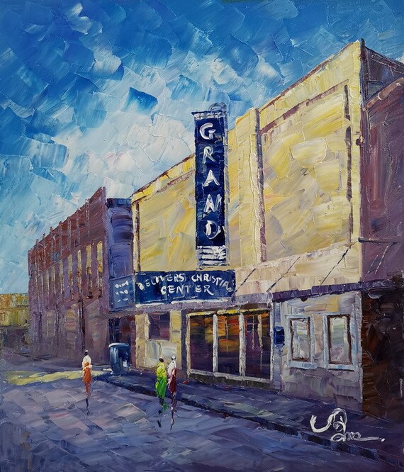 May Street Yoakum Texas Grand Theatrekoking Fortk1103home Etsy
