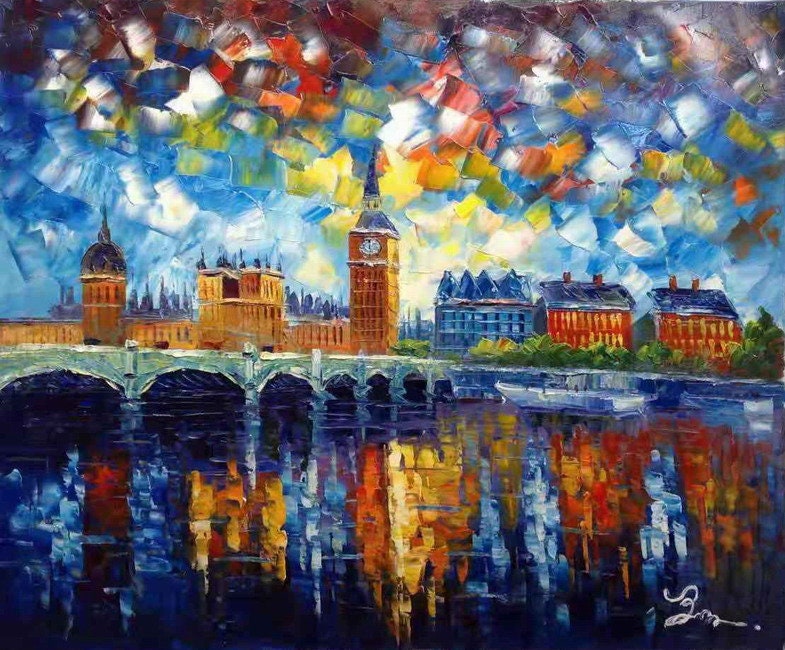 London Big Ben at Night-koking Fort-k161-home Decor Holiday