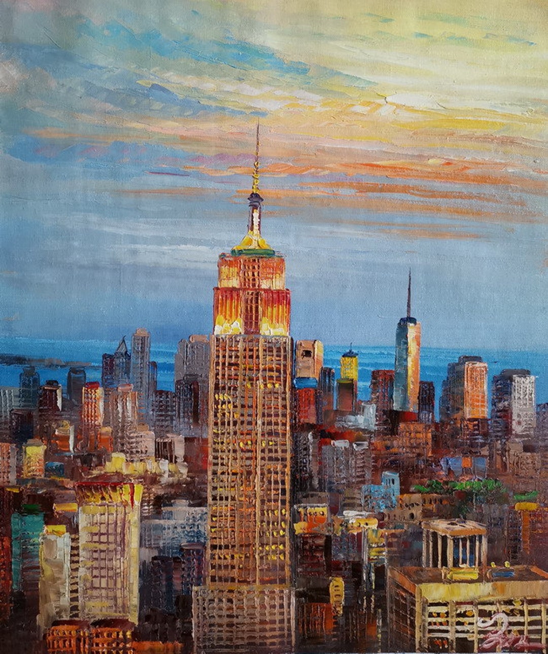 Empire State Building at Sunrise，new York -koking Fort-z77-home