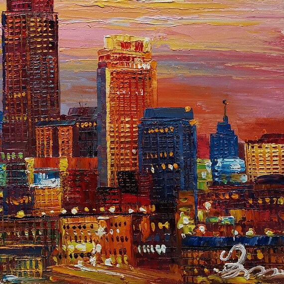 Cleveland Skyline Horizon Skyscraper Music Urban Area-koking Fort