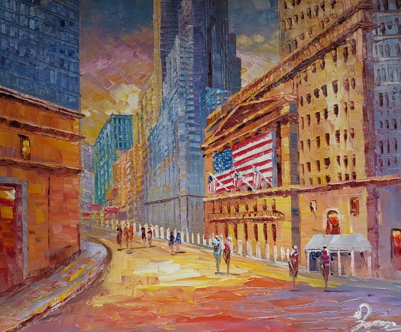 Wall Street Stock Exchange-koking Fort-z658-home Decor