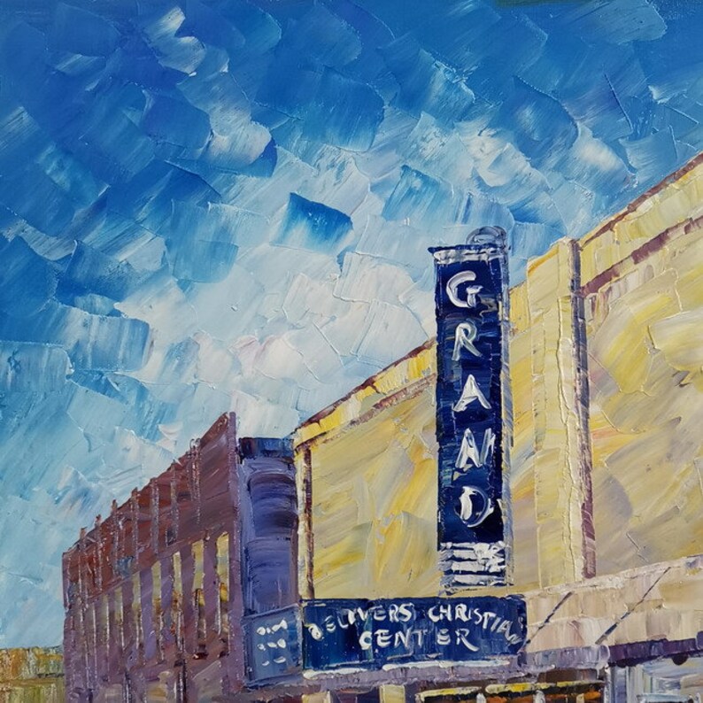 May Street Yoakum Texas Grand Theatrekoking Fortk1103home Etsy