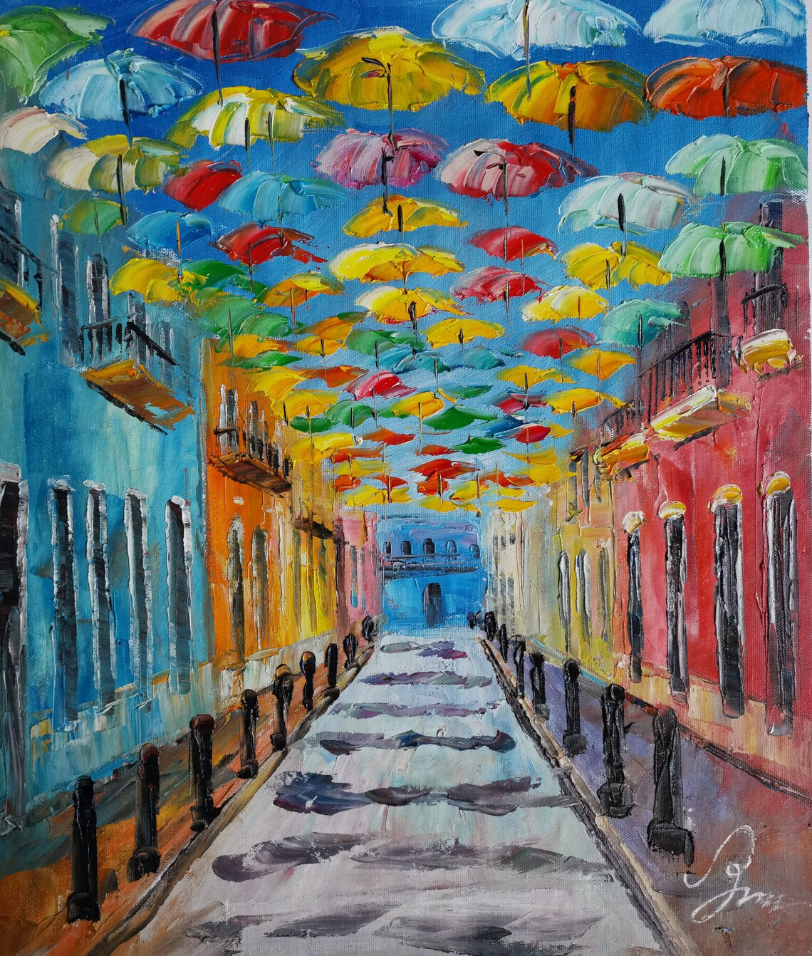 Colorful Umbrellas San Juan Puerto Ricokoking Etsy