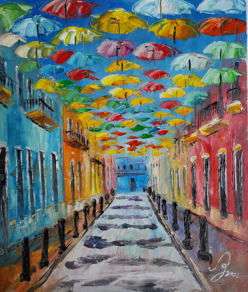 Colorful Umbrellas San Juan Puerto Ricokoking Etsy