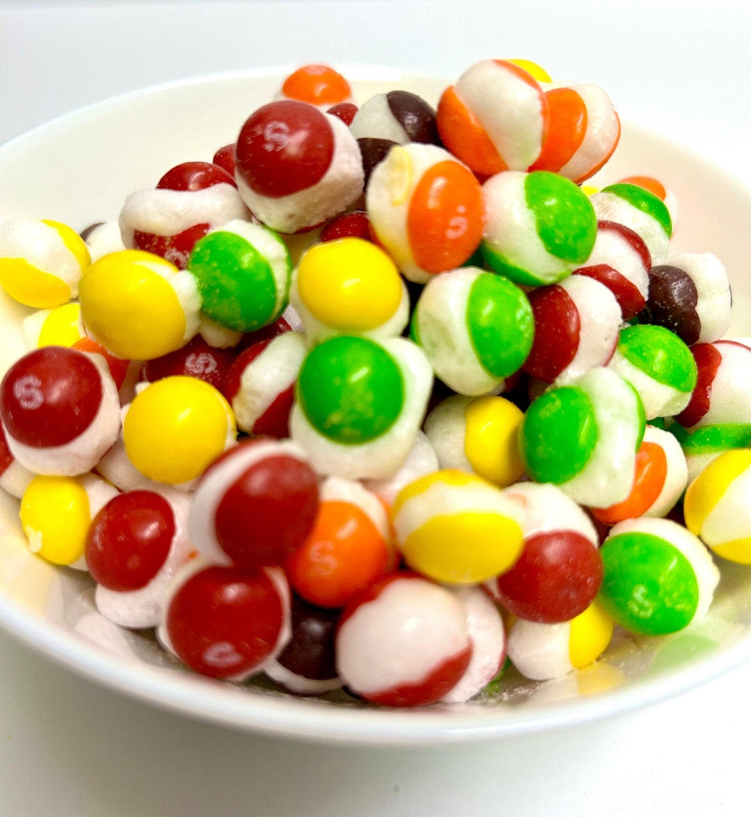 Magic Marbles Freeze Dried Candy Original Flavors Strawberry, Orange