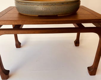 Walnut Bonsai Stand – 21" x 14" x 13"