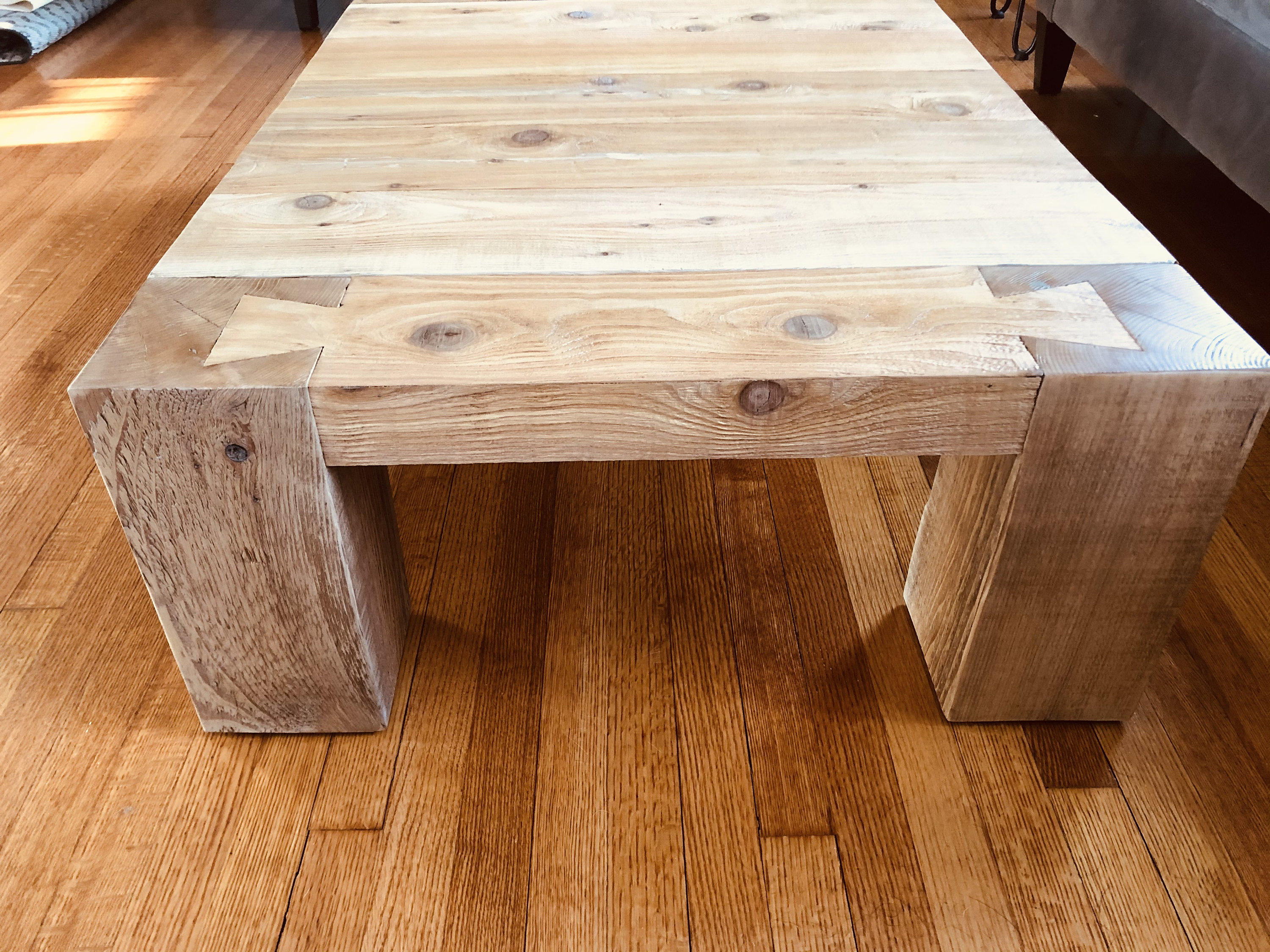 Coffee Table With Dovetail Legs Etsy