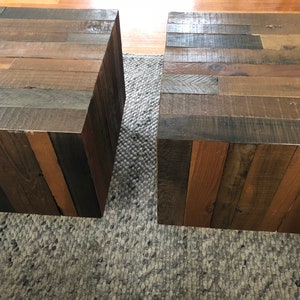 Coffee table or end tables darker shades image 6