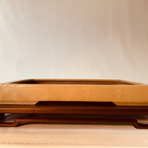 Bonsai stand in mahogany 15x19