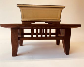 Walnut Bonsai Stand – 13.5" x 11" x 6.25"
