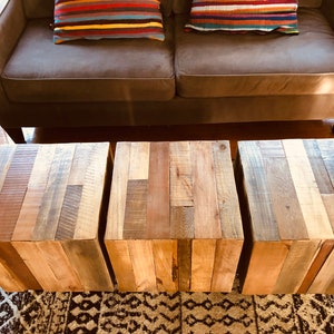 Coffee table or side tables or stools